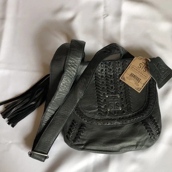 STS Ranchwear Black Crossbody Bag - Picture 2 of 9